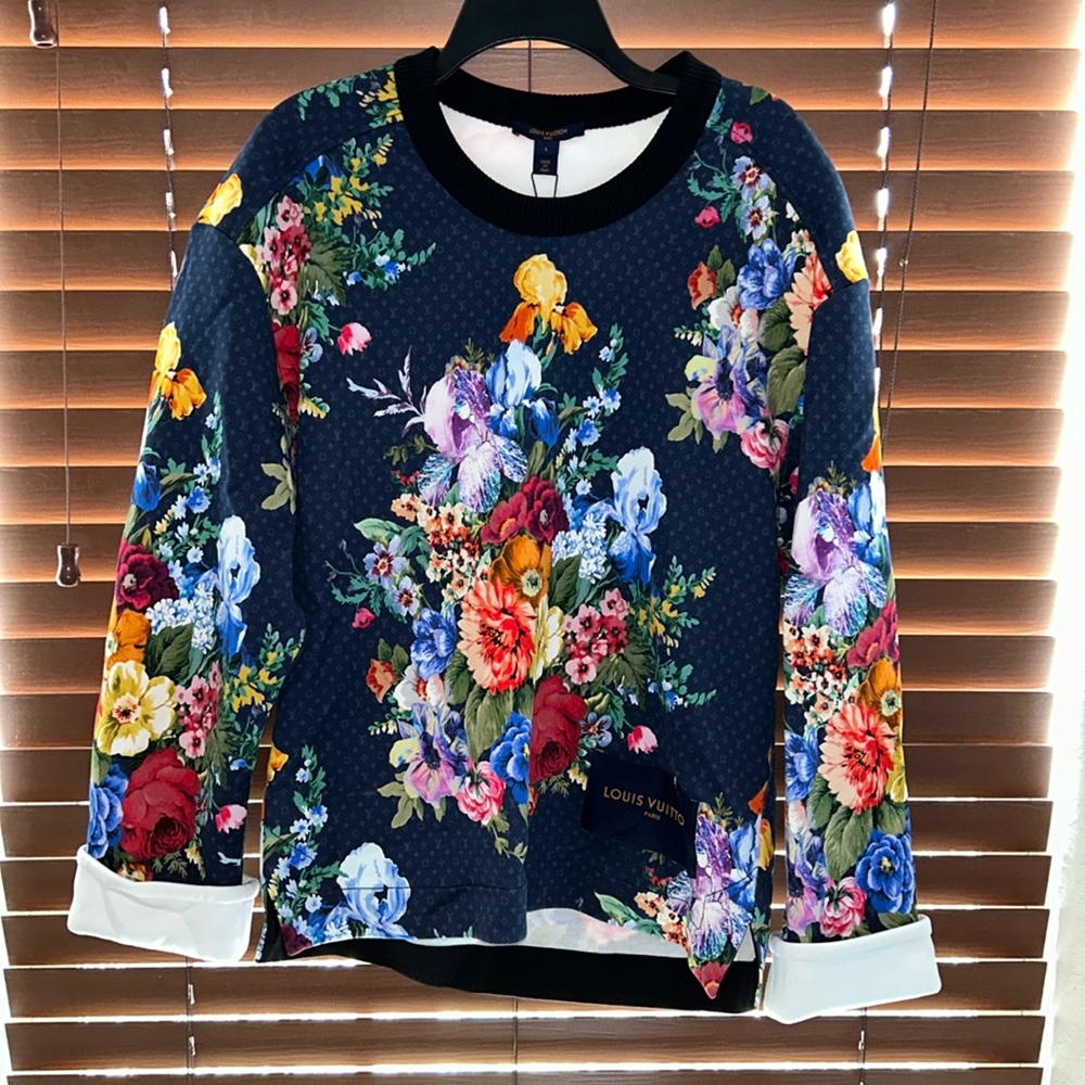 Louis Vuitton Floral print sweater
